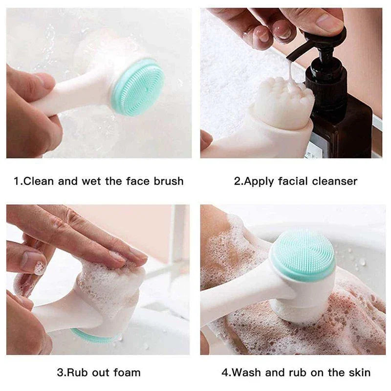 Silicone Facial Cleansing and Exfoliating Brush